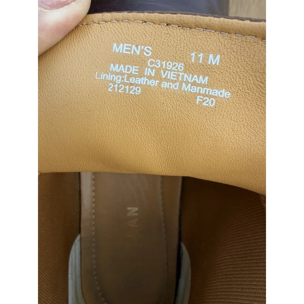 Men's Size 11 Cole Haan Leather Comfort Grand OS Chukka in Dark Java Brown EUC